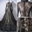 Vintage Black Champagne Evening Dresses  2017 A-Line / Princess Scoop Neck Long Sleeve Appliques Lace Rhinestone Sash Cathedral Train Ruffle Formal Dresses