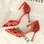 Affordable Silver Casual Womens Shoes 2019 Ankle Strap Sequins 9 cm Stiletto Heels Pointed Toe High Heels