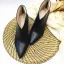 Simple Beige Désinvolte Bottes Femme 2019 Cuir 7 cm Talons Aiguilles À Bout Pointu Bottes