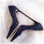 Glitzernden Sternenklarer Himmel Schwarz Brautschuhe 2019 Leder Pailletten 10 cm Stilettos Spitzschuh Hochzeit Pumps