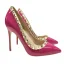 Fashion Black Evening Party Pumps 2020 Patent Leather Rivet 10 cm Stiletto Heels Pointed Toe Pumps