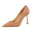Chic / Belle Noire Désinvolte Daim Escarpins 2020 9 cm Talons Aiguilles À Bout Pointu Escarpins