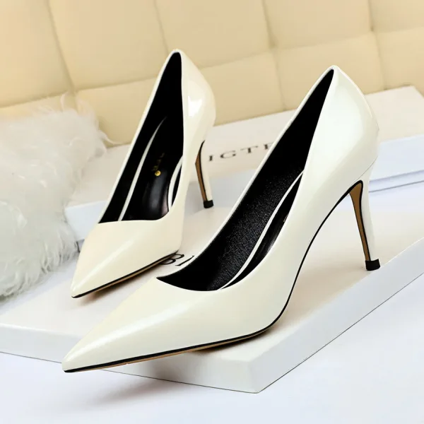 Vintage Dunkelgrün Abend Pumps 2020 8 cm Stilettos Spitzschuh Pumps