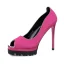 Modest / Simple Red Street Wear Suede Womens Shoes 2020 12 cm Stiletto Heels Open / Peep Toe High Heels