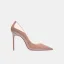 Chic / Beautiful Pearl Pink Street Wear Leather Pumps 2021 Patent Leather 10 cm Stiletto Heels Pointed Toe High Heels Pumps