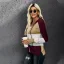 Fashion Fall Winter Burgundy Multi-Colors Stripe Street Wear Hooded Sweatshirts 2021 Long Sleeve Loose Women Tops