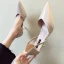 Abordable Noire Désinvolte Chaussures Femmes 2020 9 cm Talons Aiguilles À Bout Pointu Talons