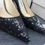 Charming Gold Sequins Evening Party Pumps 2021 Leather 8 cm Stiletto Heels Pointed Toe Pumps High Heels