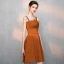 Modest / Simple Blushing Pink Homecoming Graduation Dresses 2018 A-Line / Princess Backless Spaghetti Straps Sleeveless Short Prom Dresses