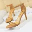 Sexy Black Street Wear Womens Sandals 2020 Ankle Strap 11 cm Stiletto Heels Open / Peep Toe Sandals