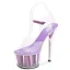 Sexy Silver Rave Club Womens Shoes 2020 Ankle Strap 17 cm Stiletto Heels Open / Peep Toe Sandals