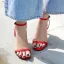 Sexy Silver Street Wear Womens Sandals 2020 Ankle Strap 10 cm Stiletto Heels Open / Peep Toe Sandals