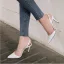 Fashion White Office OL Slingbacks Womens Sandals 2020 10 cm Stiletto Heels Pointed Toe Sandals