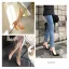 Simple Orange Désinvolte Été Slingbacks Sandales Femme 2020 Daim 10 cm Talons Aiguilles À Bout Pointu Sandales