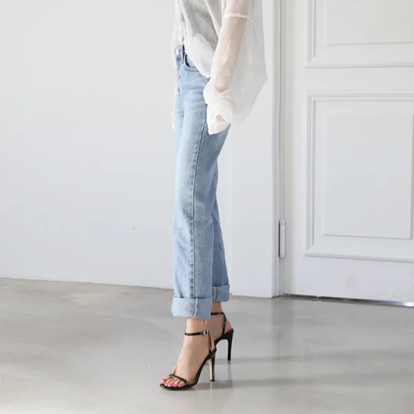 Simple Argenté Désinvolte Sandales Femme 2020 Bride Cheville 10 cm Talons Aiguilles Peep Toes / Bout Ouvert Sandales