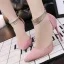 Charming Burgundy Suede Cocktail Party Womens Shoes 2020 9 cm Stiletto Heels Pointed Toe Sandals