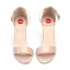 Modest / Simple Street Wear Snakeskin Print Womens Sandals 2020 Ankle Strap 10 cm Thick Heels Open / Peep Toe Sandals