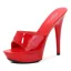 Schlicht Gelb Strassenmode Sandalen Damen 2020 13 cm Stilettos Peeptoes Sandaletten
