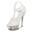 Transparent Sexy Rave Club Womens Sandals 2020 Ankle Strap 14 cm Stiletto Heels Open / Peep Toe Sandals
