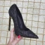 Sparkly Sølv Paljetter Pumps 2020 Aften 12 cm Stiletthæler Spisse Pumps