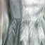 Modest / Simple Sage Green Embroidered Bridesmaid Dresses 2021 A-Line / Princess V-Neck 3/4 Sleeve Backless Floor-Length / Long Bridesmaid Wedding Party Dresses