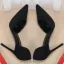 Elegant Black Suede Evening Party Womens Shoes 2020 10 cm Stiletto Heels Pointed Toe High Heels