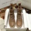 Fashion Chic / Beautiful Winter Tan Street Wear Leather Womens Boots 2020 Ankle Round Toe Boots