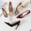Schöne Silber Cocktail Lackleder Pumps 2020 10 cm Stilettos Spitzschuh Pumps