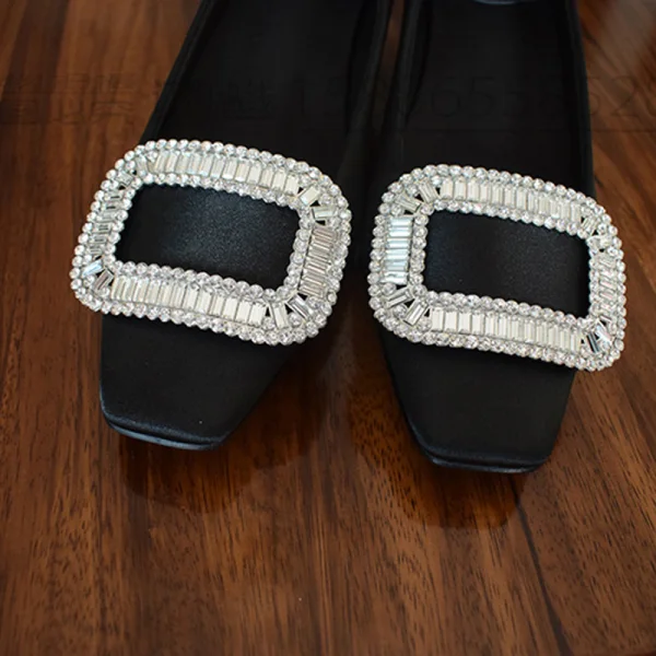 Vintage Röd Silke Satin Bal Rhinestone Pumps 2021 5 cm Stilettklackar Spetsiga Högklackade