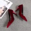 Elegant Pageant Suede Dark Green Pumps 2021 Leather High Heels 8 cm Stiletto Heels Pointed Toe Pumps