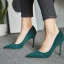Modest / Simple Burgundy Office OL Suede Pumps 2021 10 cm Stiletto Heels Pointed Toe High Heels