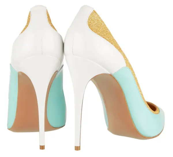 Chic / Beautiful Mint Green Sequins Evening Party Pumps 2021 10 cm Stiletto Heels High Heels Pointed Toe Pumps