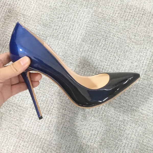 Charming Cocktail Party Red Gradient-Color Pumps 2021 10 cm Stiletto Heels High Heels Pointed Toe Pumps