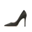 Schöne Burgunderrot Abend Leder Wildleder Pumps 2021 10 cm Stilettos Hochhackige Spitzschuh Pumps
