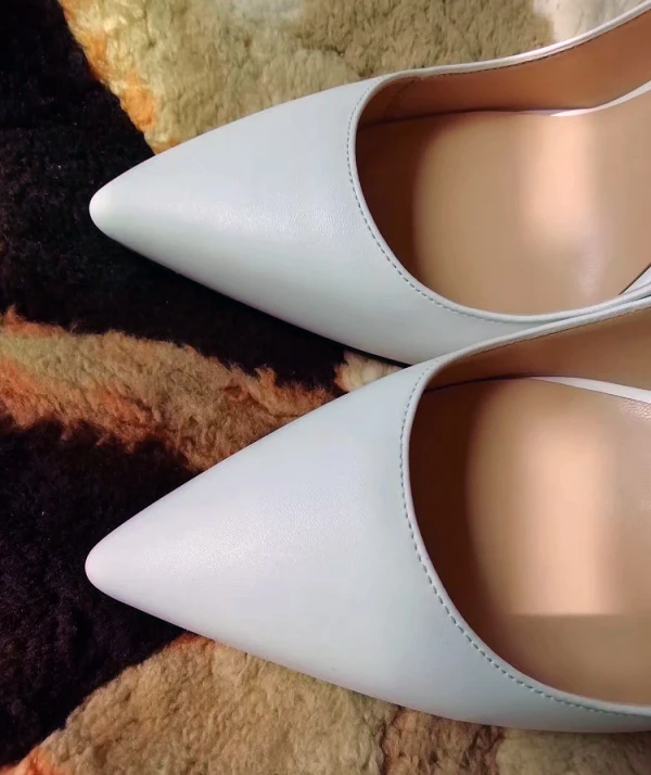 Schöne Weiß Cocktail Abend Pumps 2021 12 cm Stilettos Spitzschuh Pumps Hochhackige