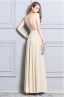 Sexy Rouge Robe De Soirée 2019 Princesse Appliques En Dentelle Faux Diamant V-Cou Sans Manches Dos Nu Fendue devant Longue Robe De Ceremonie
