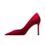 Chinese style Red Pearl Wedding Shoes 2021 Leather 9 cm Stiletto Heels Pointed Toe Wedding Pumps High Heels