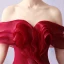 Chic / Beautiful Burgundy Evening Dresses  2017 Trumpet / Mermaid Lace Heart-shaped Backless Charmeuse Strapless Evening Party Formal Dresses