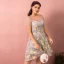 Fée Des Fleurs Gris Grande Taille Robe De Graduation 2018 Princesse Tulle U-Cou Appliques Dos Nu Brodé de retour Robe De Ceremonie