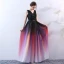 Modern / Fashion Multi-Colors Floor-Length / Long Evening Dresses  2018 A-Line / Princess V-Neck Tulle Backless Beading Sequins Evening Party Formal Dresses