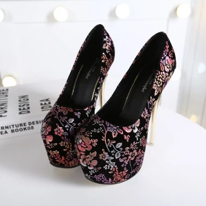 Piękne Multi Kolory 2018 Aplikacje Frezowanie Rhinestone Wieczorowe Buty Damskie
