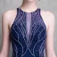 Luxury / Gorgeous Royal Blue Evening Dresses  2018 Trumpet / Mermaid Scoop Neck Strapless Sleeveless Beading Court Train Ruffle Backless Formal Dresses