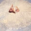 Atemberaubend Ivory / Creme Durchsichtige Brautkleider / Hochzeitskleider 2019 Ballkleid Off Shoulder Kurze Ärmel Applikationen Blumen Kathedrale Schleppe Rüschen