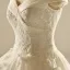 Chic / Belle Salle Robe De Mariée 2017 En Dentelle Appliques Cristal Faux Diamant De l'épaule Manches Courtes Dos Nu Cathedral Train Ivoire Robe Boule