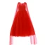 Chinese style Red Flower Girl Dresses 2019 A-Line / Princess Scoop Neck Sleeveless Sash Appliques Lace Pearl Watteau Train Ruffle Wedding Party Dresses