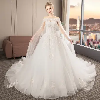 Elegant Elfenben Brudekjoler 2019 Prinsesse Kjæreste Uten Ermer Ryggløse Appliques Blonder Beading Watteau Train Buste