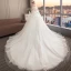 Elegant Elfenben Brudekjoler 2019 Prinsesse Kjæreste Uten Ermer Ryggløse Appliques Blonder Beading Watteau Train Buste