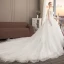 Elegant Elfenben Brudekjoler 2019 Prinsesse Kjæreste Uten Ermer Ryggløse Appliques Blonder Beading Watteau Train Buste