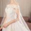 Elegant Elfenben Brudekjoler 2019 Prinsesse Kjæreste Uten Ermer Ryggløse Appliques Blonder Beading Watteau Train Buste