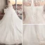 Elegant Elfenben Brudekjoler 2019 Prinsesse Kjæreste Uten Ermer Ryggløse Appliques Blonder Beading Watteau Train Buste
